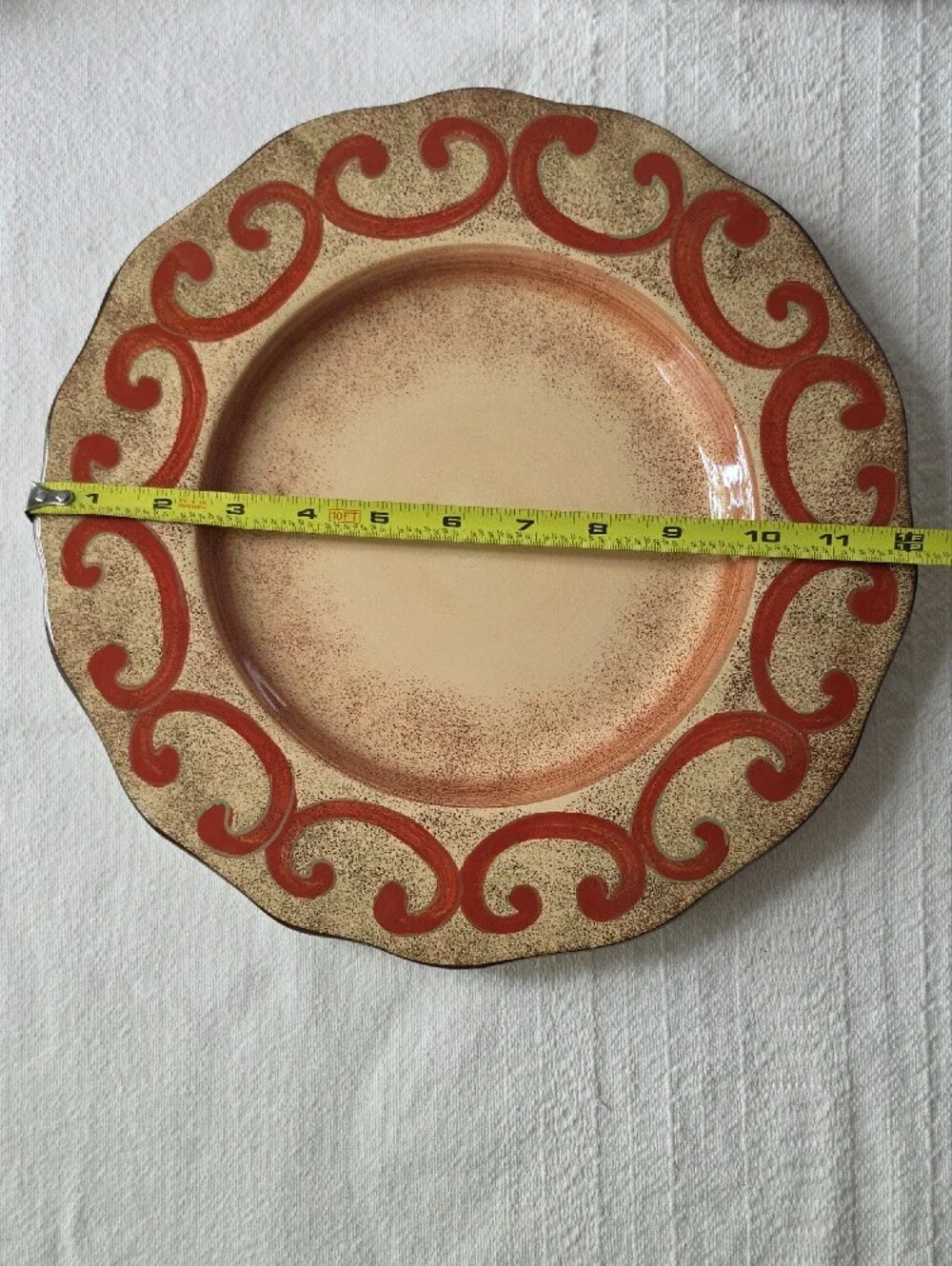 Casa Cristina Home Collexrion By Cbk Vintage Dinner Plate 12